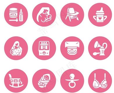 母婴图标图片