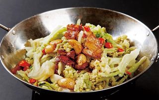 干锅有机菜花图片