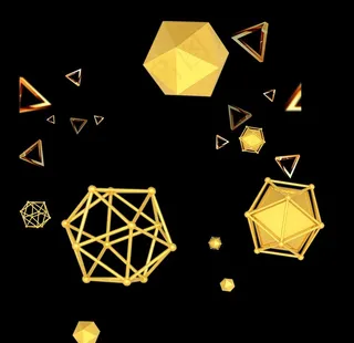 几何拼接元素素材图片