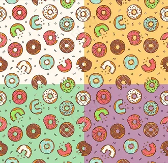 矢量甜甜圈图片