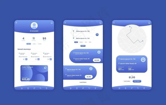 UI首页 UI界面 UI图标图片ai矢量模版下载