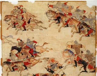 蒙古国绘画图片