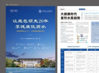 地产单页湖图片