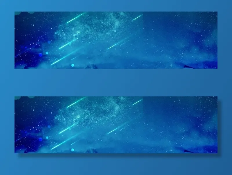 星空宇宙梦幻背景图片(4000X1250(DPI:150))psd模版下载