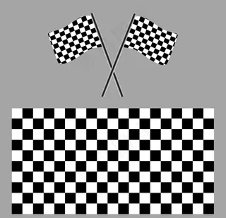 赛车旗 黑白格子  小旗子图片