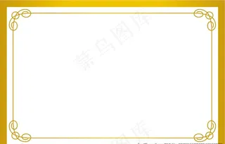 金色边框图片