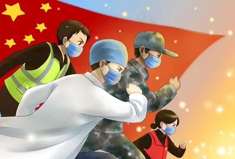抗击疫情中国加油图片 抗击疫情中国加油图片