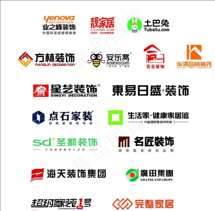 建材装饰logo图片cdr矢量模版下载