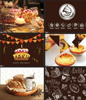 蛋糕房 单透 海报 车贴图片