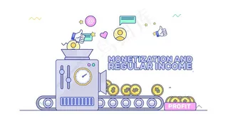 人物生活扁平化图案图片