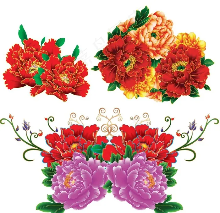 牡丹花图片(2953X2953(DPI:300))psd模版下载