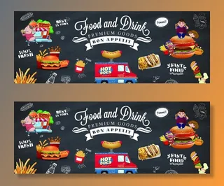 汉堡店壁纸西餐图片