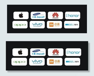 品牌手机logo矢量图图片