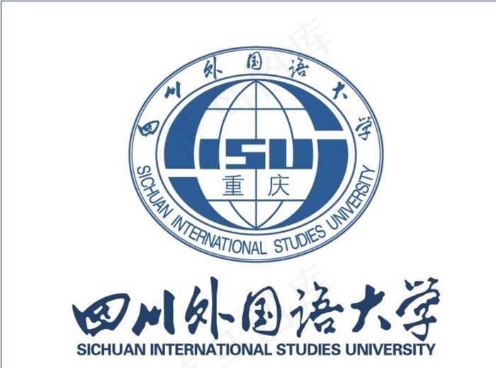 四川外国语大学 logo图片ai矢量模版下载