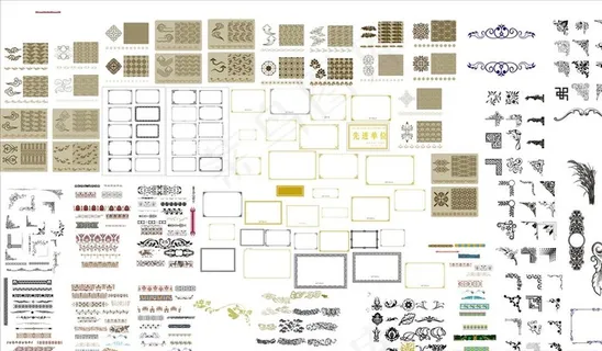 花边云纹大全整理图片