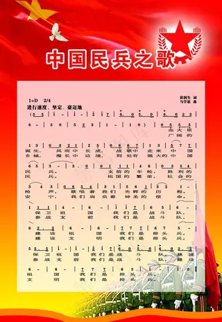 中国民兵之歌图片