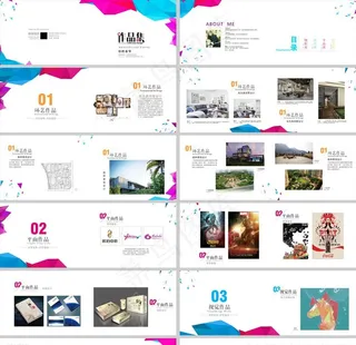 平面作品集图片