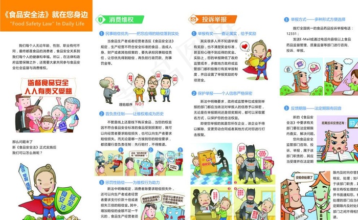 食品安全法图片cdr矢量模版下载