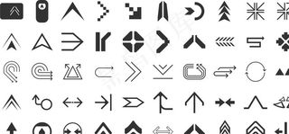 多样式箭头图片