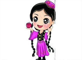 新疆美女图片