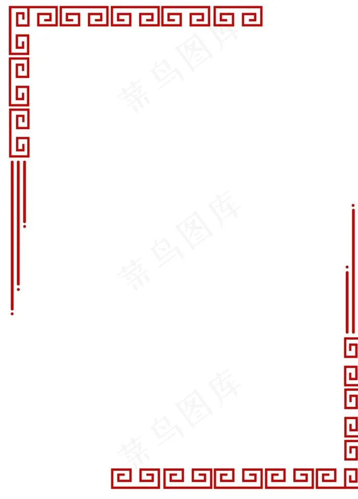 中国风外框图片psd模版下载