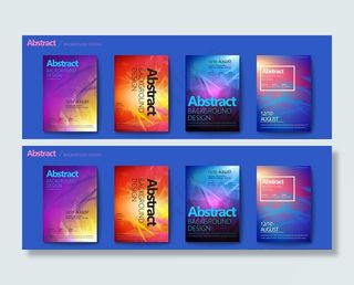 动感彩色海报背景图片