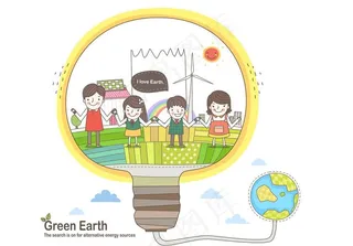 白炽灯泡里的人们图片