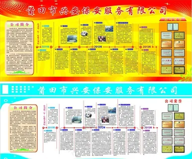 保安服务有限公司展版图片