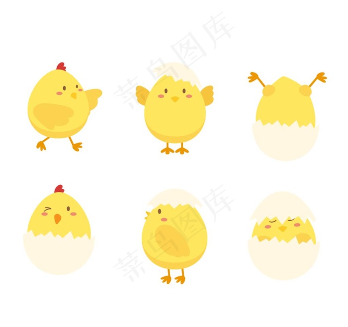 黄色小鸡图片