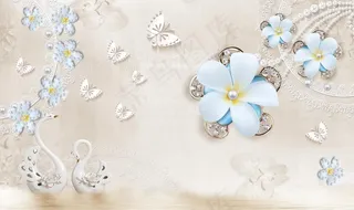 珠宝背景墙图片