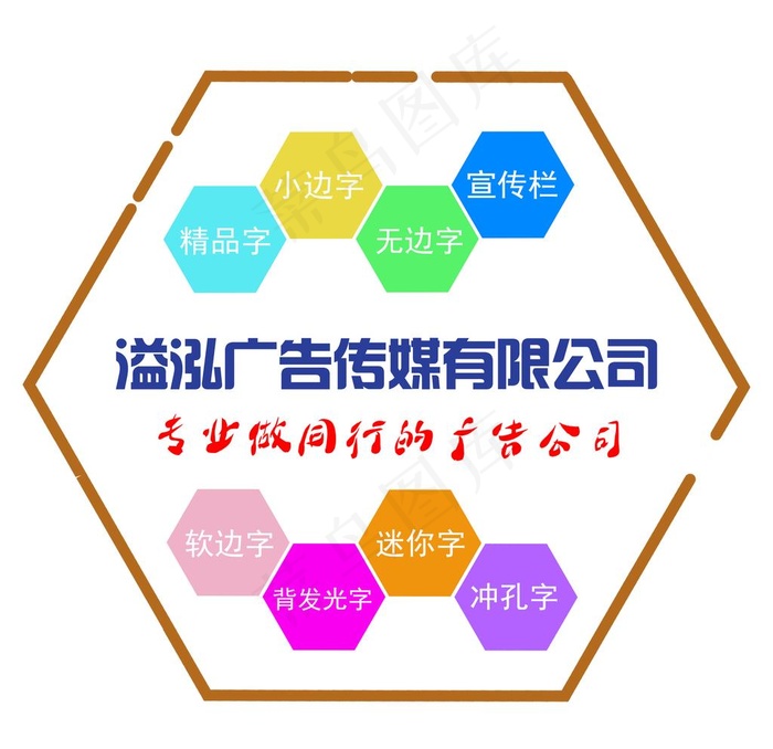 广告公司外挂灯箱图片psd模版下载