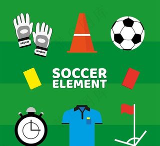 创意足球元素图片
