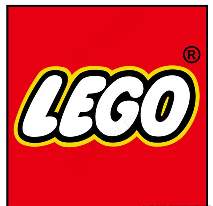 乐高LEGO玩具logo图片eps,ai矢量模版下载