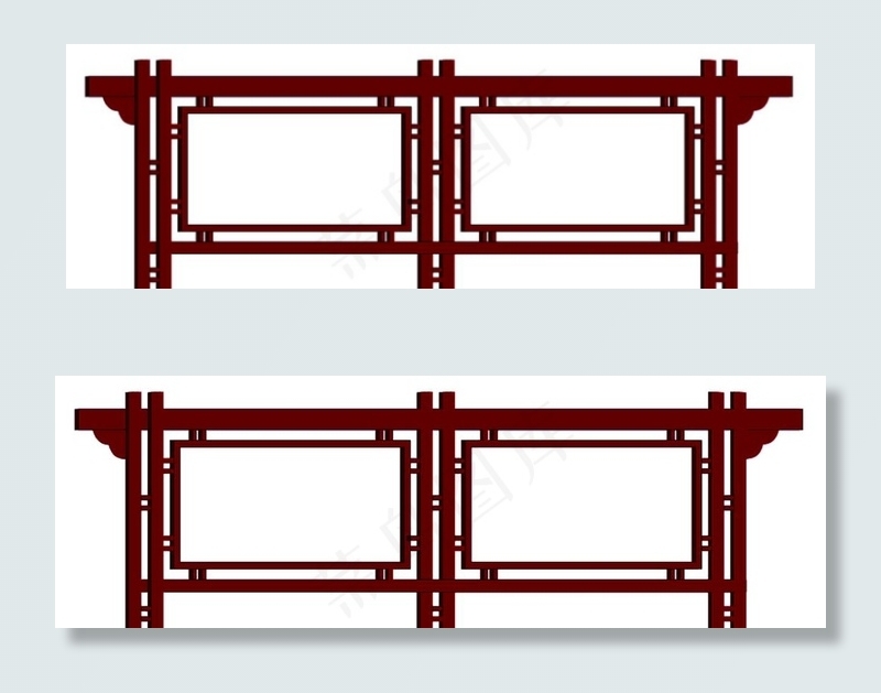 古风宣传栏图片