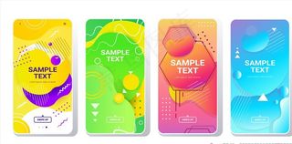 创意几何卡片图片