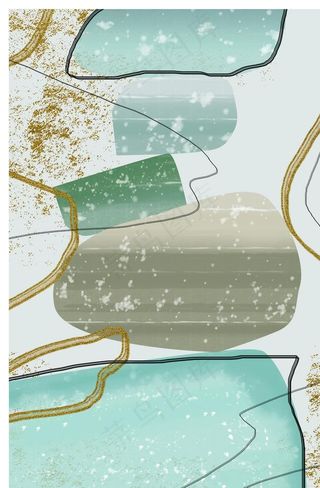 抽象装饰画图片