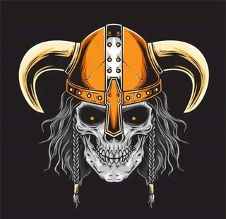 矢量海盗头部面具设计图片