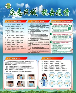 疫情海报图片