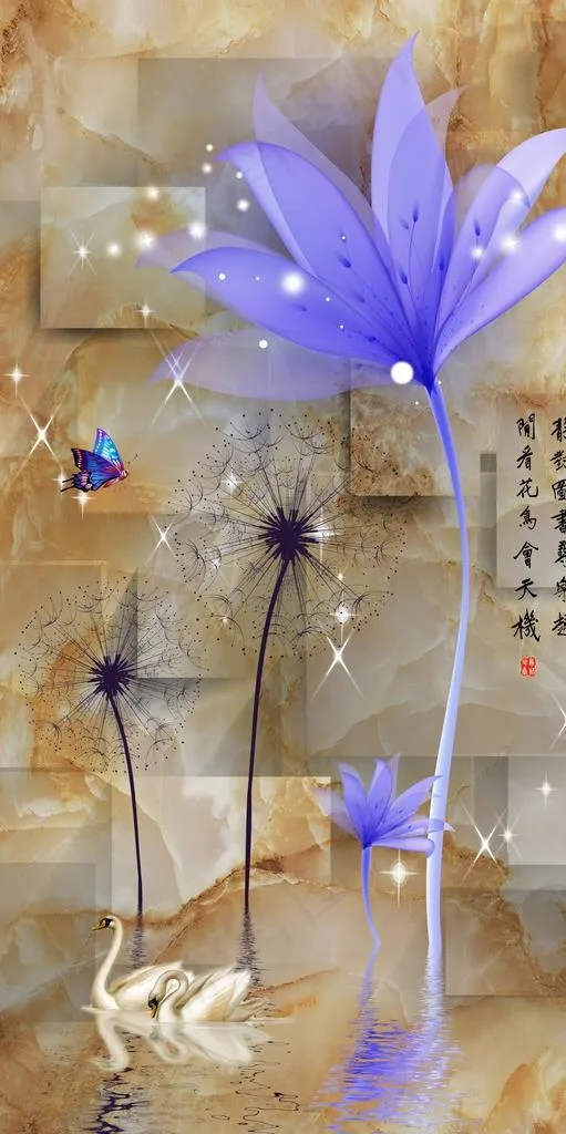 背景墙 壁画 背景图 立体背景图片