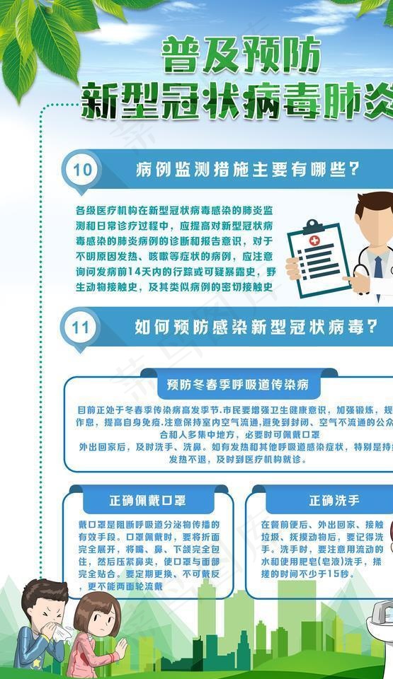 病毒防疫宣传海报设计图片