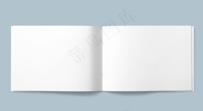 画册白纸贴图模板图片(4750X2750(DPI:300))psd模版下载