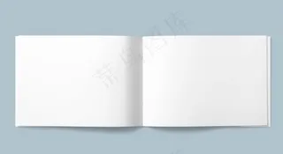 画册白纸贴图模板图片