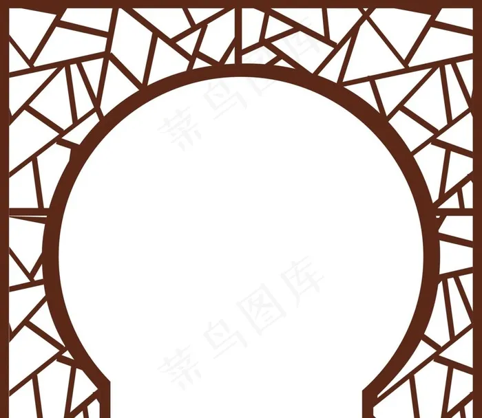 花格 月亮门图片