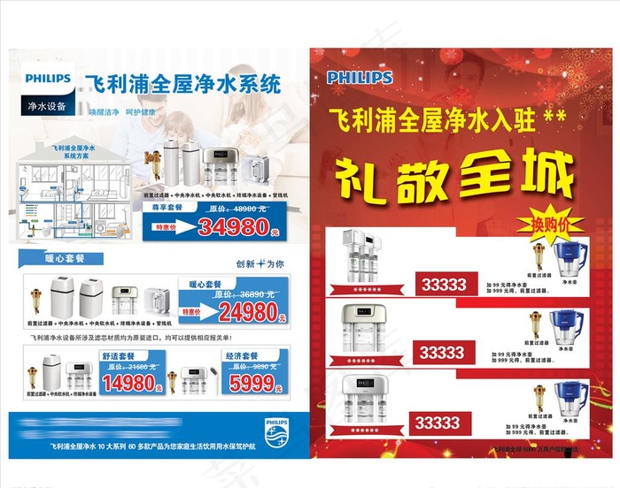 飞利浦 全屋净水系统  入驻单图片(2480X3366(DPI:300))psd模版下载