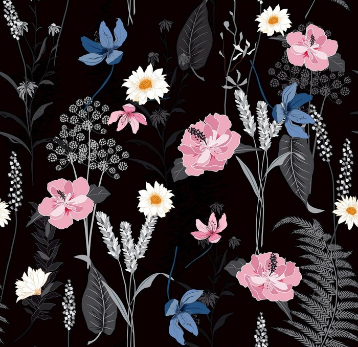 无缝印花图案图片