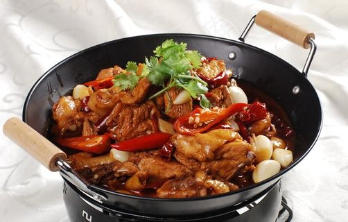 干锅乡里鸡图片