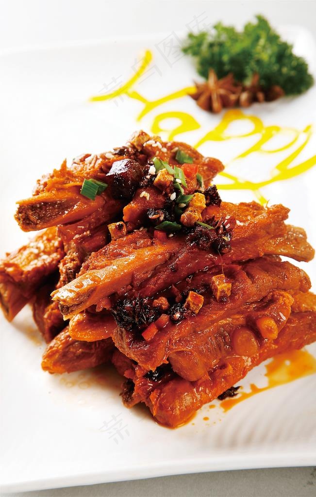 味手抓馋嘴骨图片