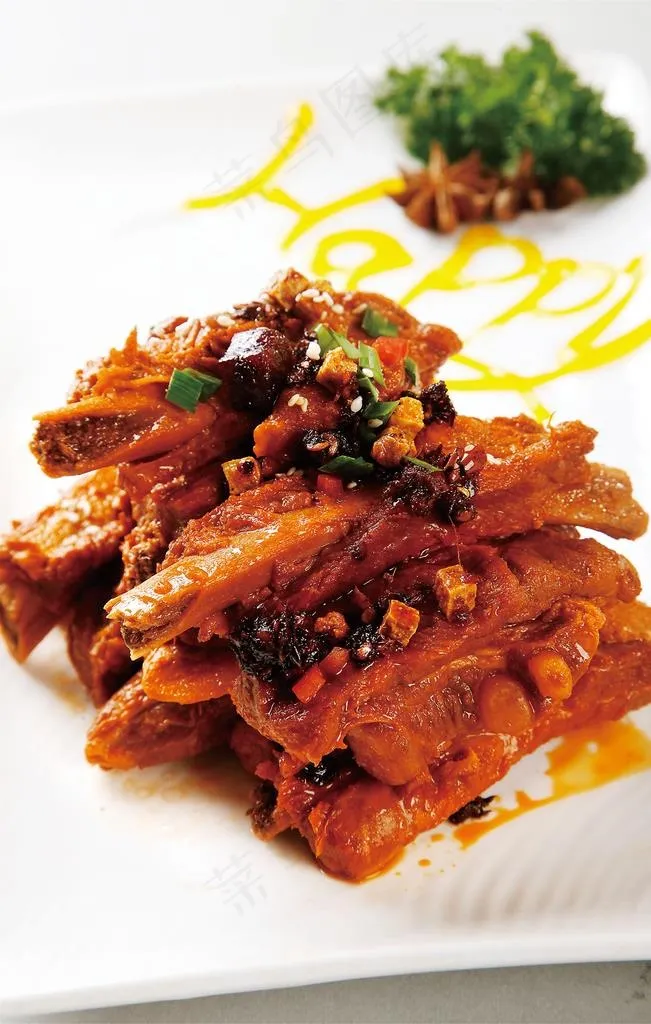 味手抓馋嘴骨图片