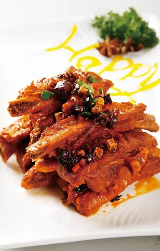 味手抓馋嘴骨图片