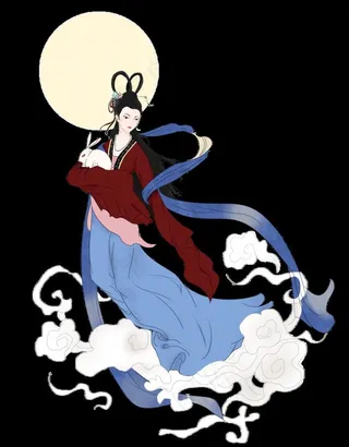 嫦娥奔月图片